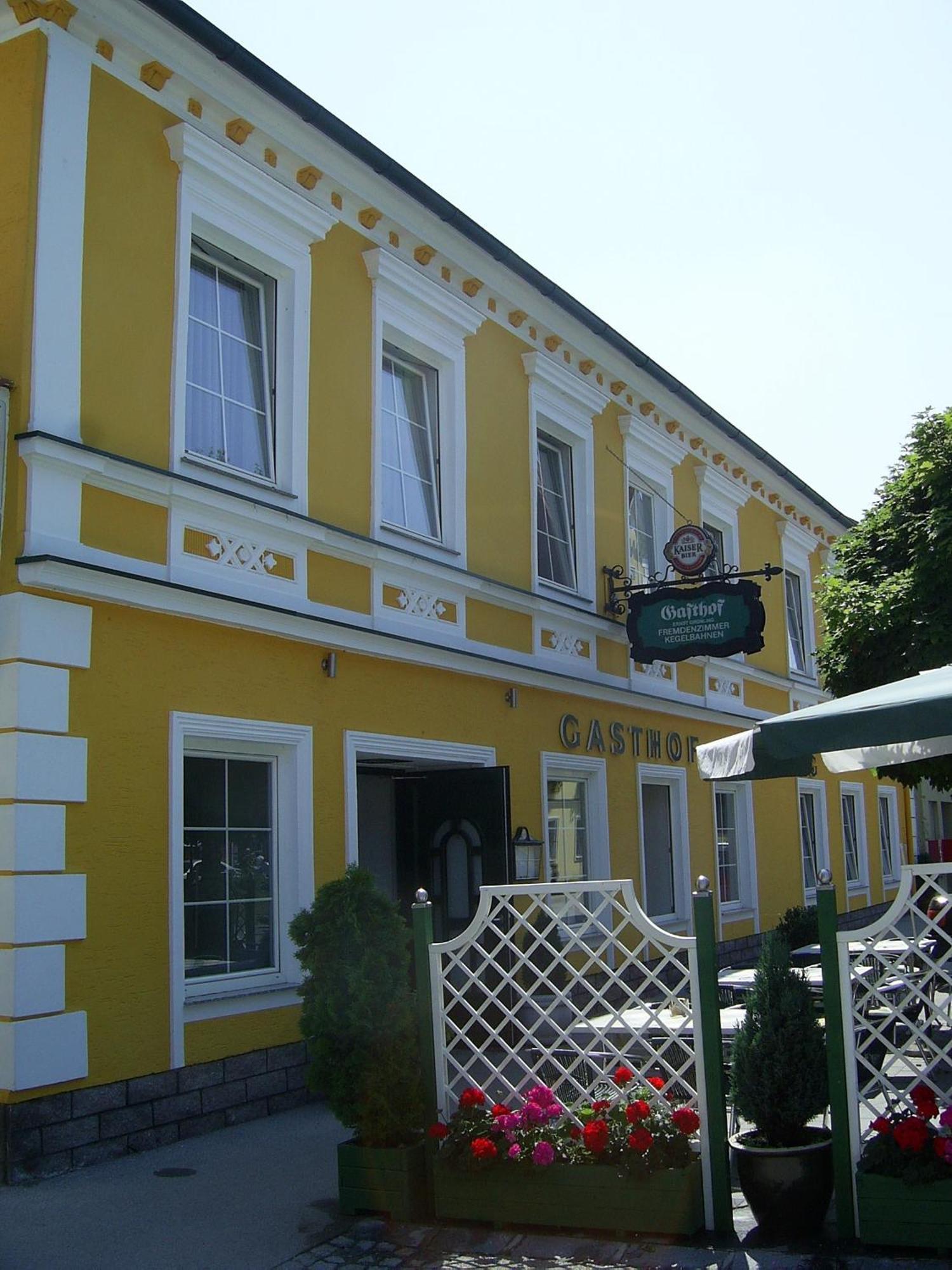 Gasthof Gruenling Wallsee Exteriör bild